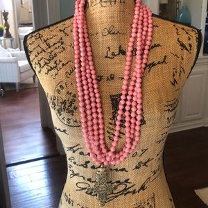 African Paper beaded necklace